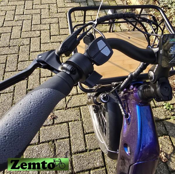 MEGA ANGEBOT: E-Bike Zemto-Multi C2, Mittelmotor, Vielseitig nutzbar , mit 2 Akkus blau